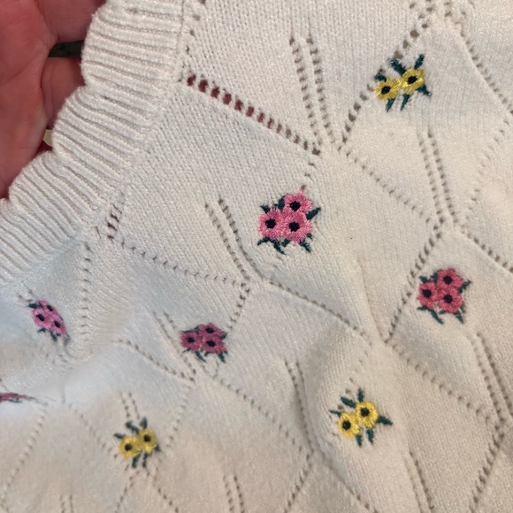 Willow & Wind Embroidered Cropped Sweater - Picture 3 of 9